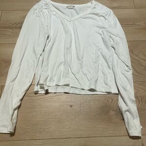 Olivia Rae White Long Sleeve Top